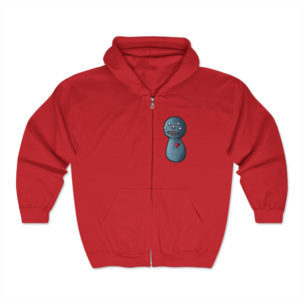 Voodoo Zip-Up Hoodie – Dark Art Meets Everyday Comfort
