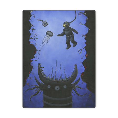 MAWS Canvas Print – A Dive into the Depths of Mystery