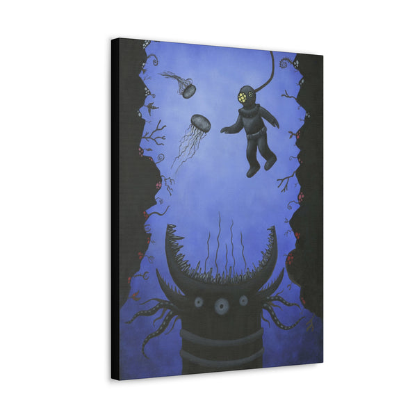 MAWS Canvas Print – A Dive into the Depths of Mystery