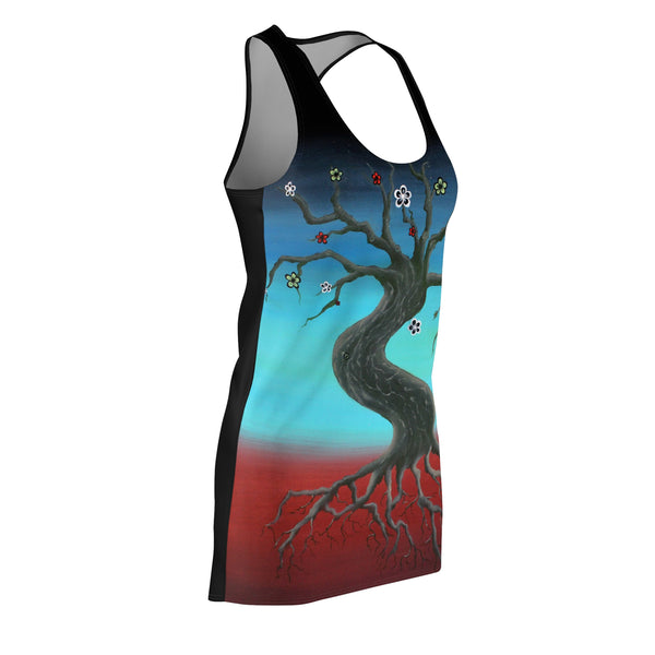 Dusk Racerback Dress – Haunting Beauty in Motion