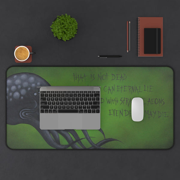 Death May Die Desk Mat