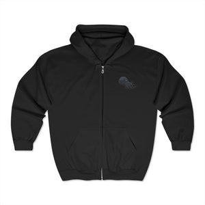 Dark Ethereality Zip-Up Hoodie – Simplicity Meets Mystery