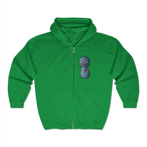 Voodoo Zip-Up Hoodie – Dark Art Meets Everyday Comfort