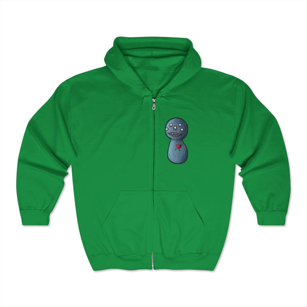 Voodoo Zip-Up Hoodie – Dark Art Meets Everyday Comfort