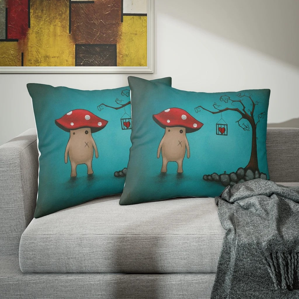 If I Only Had a Heart Throw Pillow – A Haunting Touch for Your Space