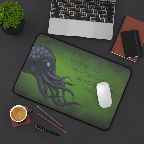 Death May Die Desk Mat