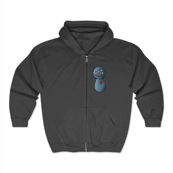 Voodoo Zip-Up Hoodie – Dark Art Meets Everyday Comfort