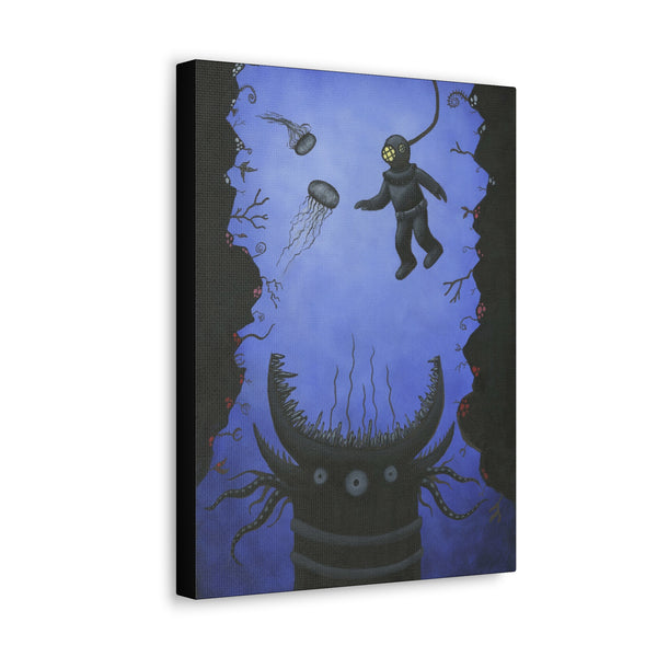 MAWS Canvas Print – A Dive into the Depths of Mystery