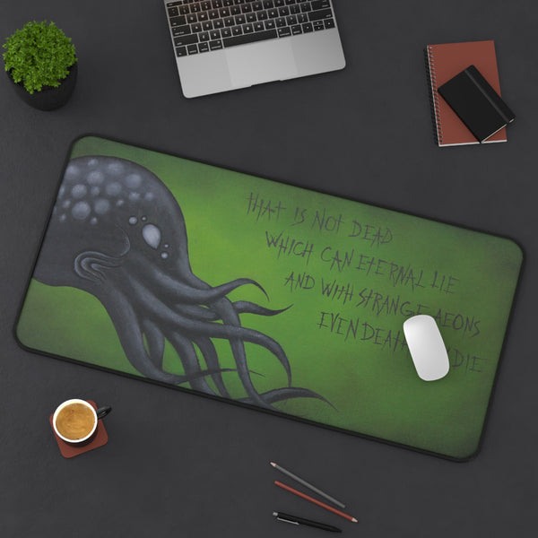 Death May Die Desk Mat