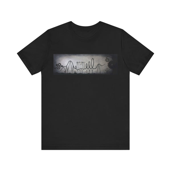 Buzzsaw Jersey Tee – Life’s a Ride, but Where Does It End?