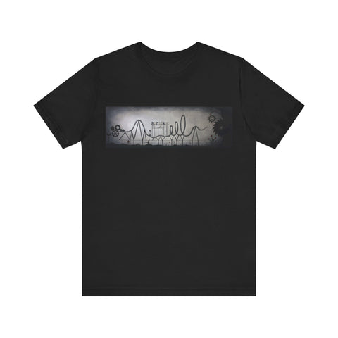 Buzzsaw Jersey Tee – Life’s a Ride, but Where Does It End?