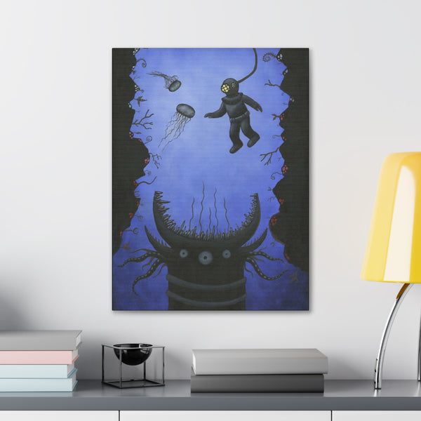 MAWS Canvas Print – A Dive into the Depths of Mystery